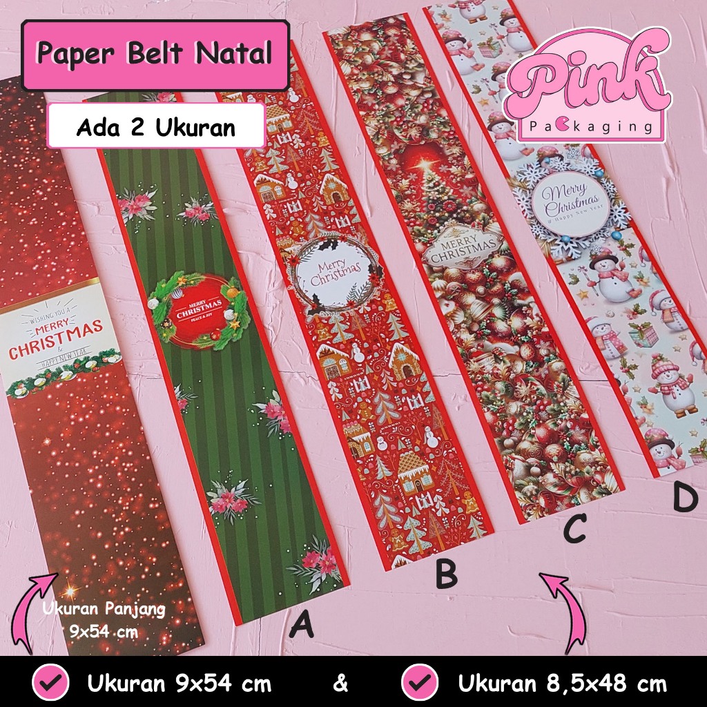 

Paper Belt Natal Chritsmas Idul Fitri Happy Birthday Thank You ukuran Ukuran Panjang & Pendek