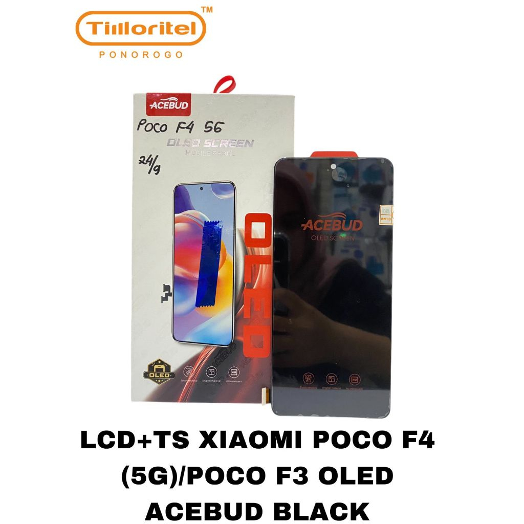 LCD+TS XIAOMI POCO F4 (5G)/POCO F3 OLED ACEBUD BLACK