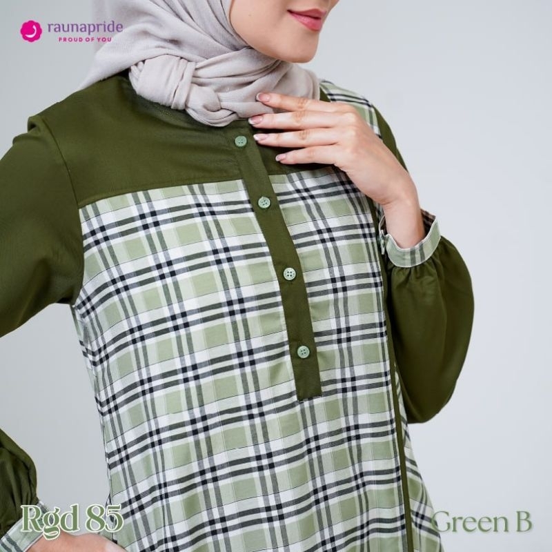 gamis rauna terbaru/rgd 85 green