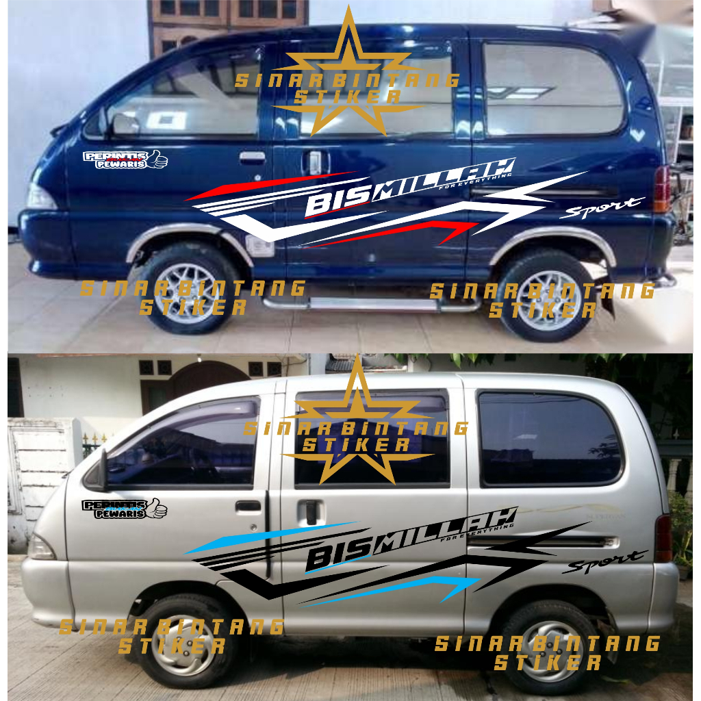 Stiker mobil zebra espass cutting stiker list mobil espass