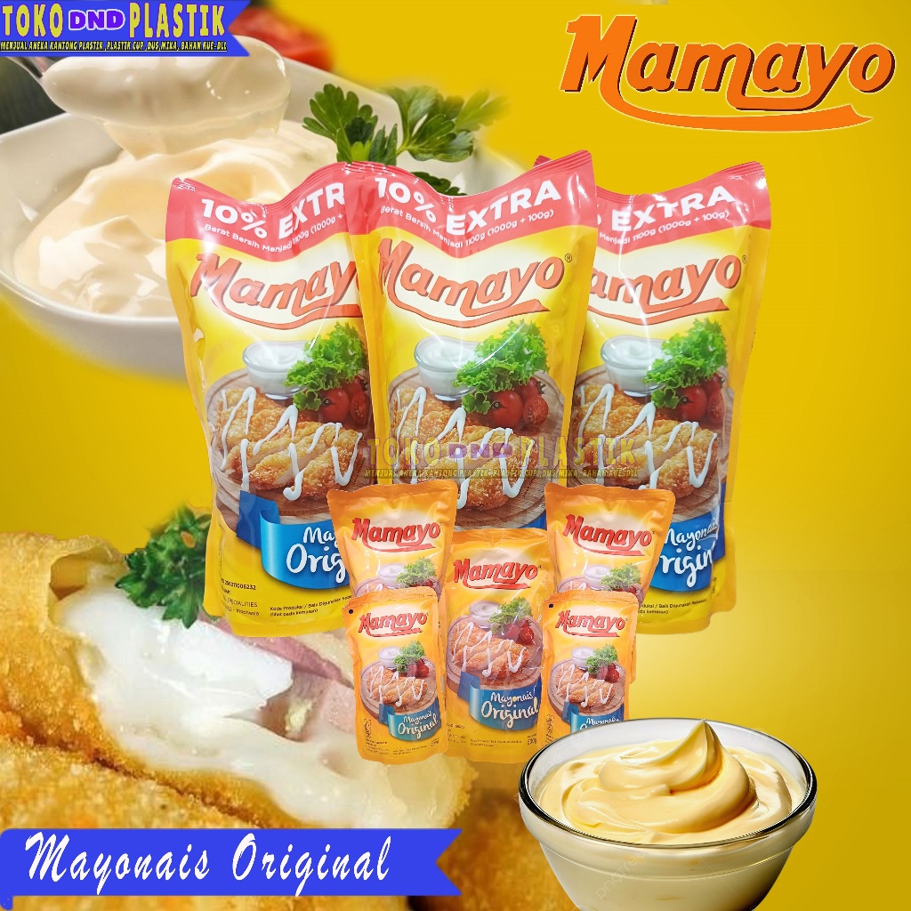 

MAMAYO Mayonaise Original Serbaguna/Mayones Original [200g/500g/1kg]