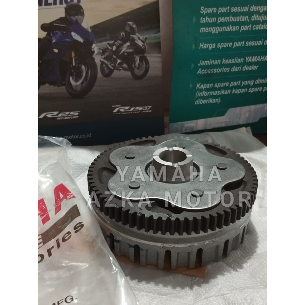 PRIMARY DRIVEN GEAR COMP MANGKOK KOPLING RUMAH KOPLING JUPITER MX LAMA JOLD KODE PART 2S6-E6150-00