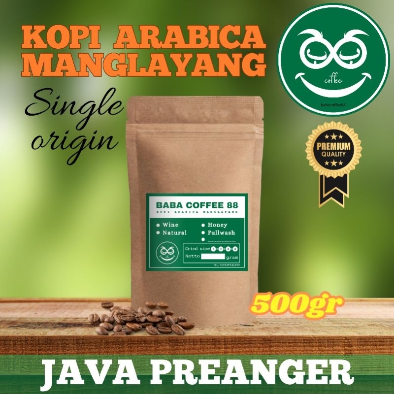 

kopi manglayang procces wine 500gr | kopi arabica manglayang | kopi arabica wine | 100%kopi manglayang