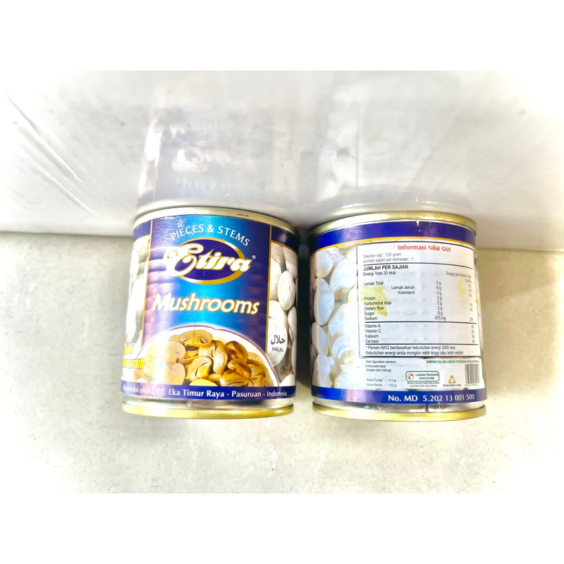 

Etira Jamur Dalam Larutan Garam Mushrooms 120g
