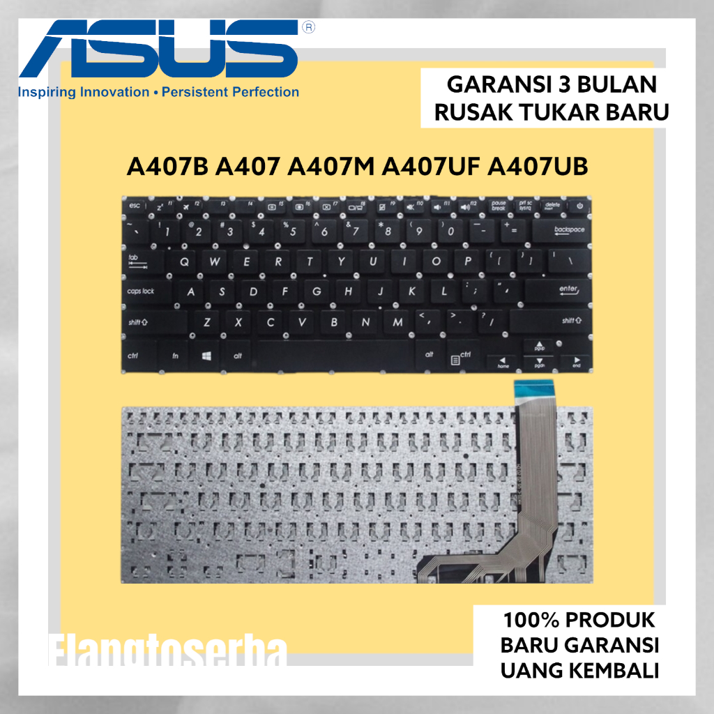 Keyboard Original Asus A407M A407MA A407U A407UA A407UB A407UF
