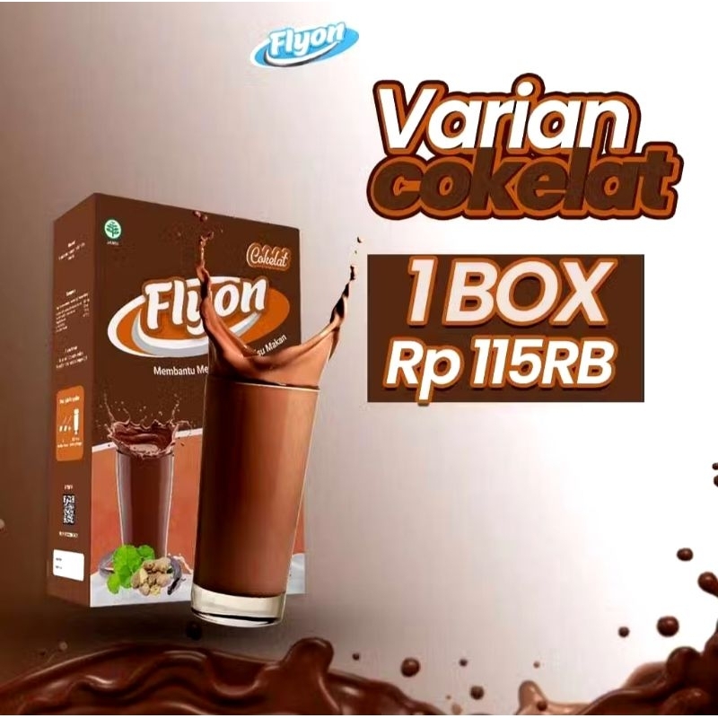

Susu Flyon Penambah Nafsu Makan Rasa Cokelat