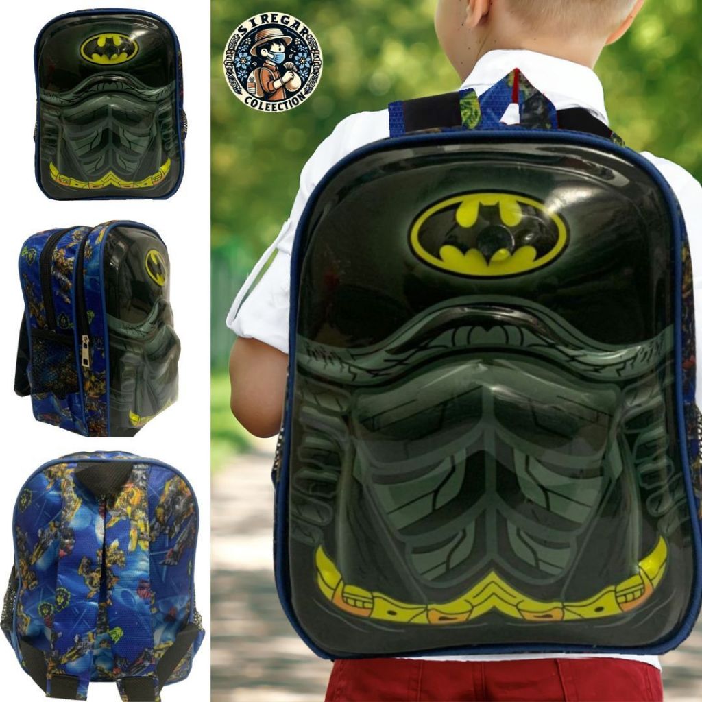 TAS RANSEL ANAK COWOK TK/SD/PAUD MOTIF BATMAN TERMURAH DAN TERLARIS