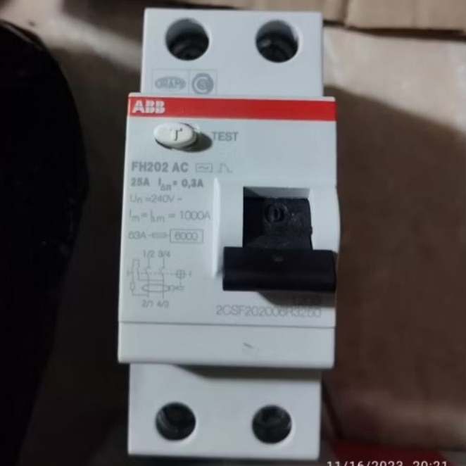 ELCB ABB 2PHASE ORIGINAL