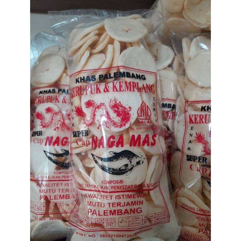 

Kemplang Tipis Ikan Tenggiri Cap Naga Mas Khas Palembang 250 Gram & 500 Gram