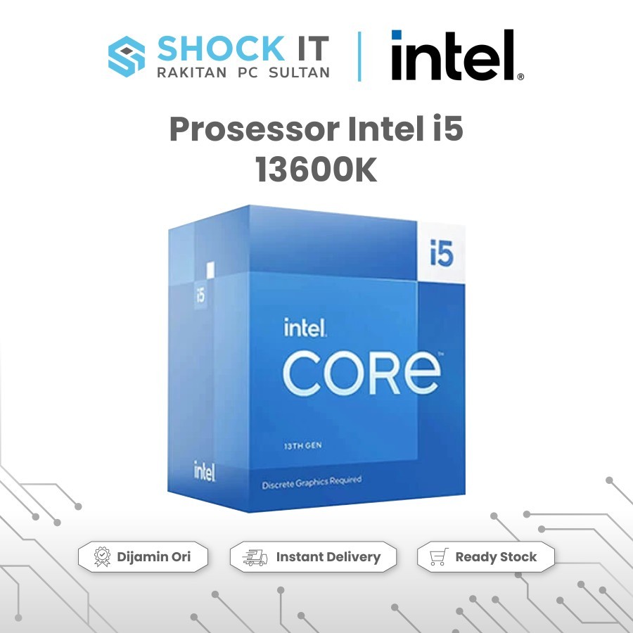 PROCESSOR INTEL CORE I5 13600K SOCKET LGA1700 5.10GHz BOX