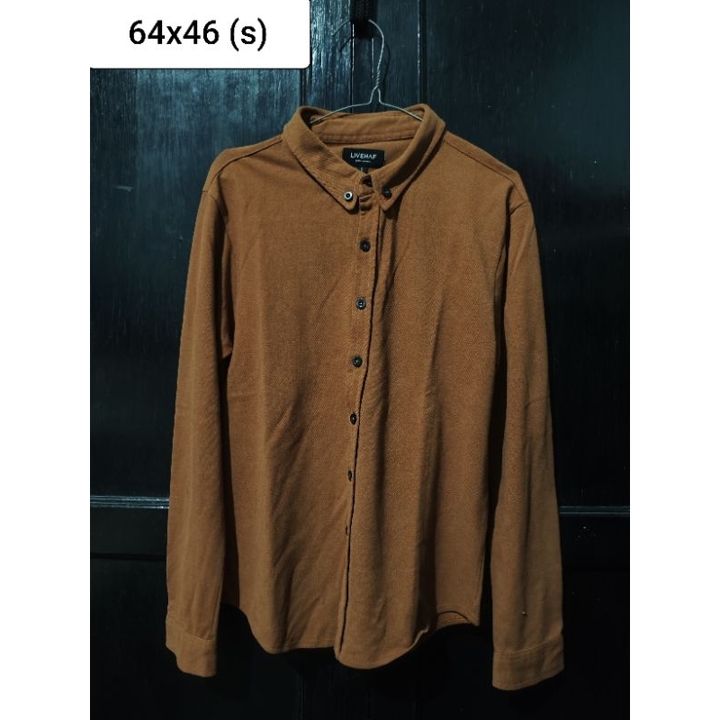 Kemeja Livehaf Mustard - preloved