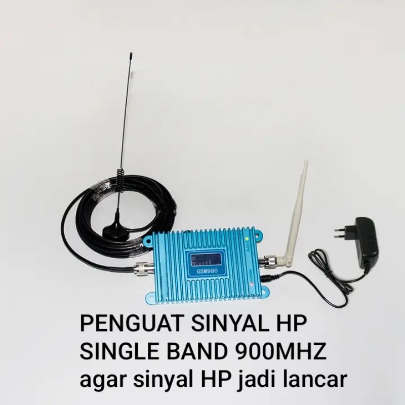 PENGUAT SIGNAL MINI AGAR TELEPONAN LANCAR UNTUK MODEM ANDROID IPHONE  900MHZ LENGKAP TINGGAL PASANG