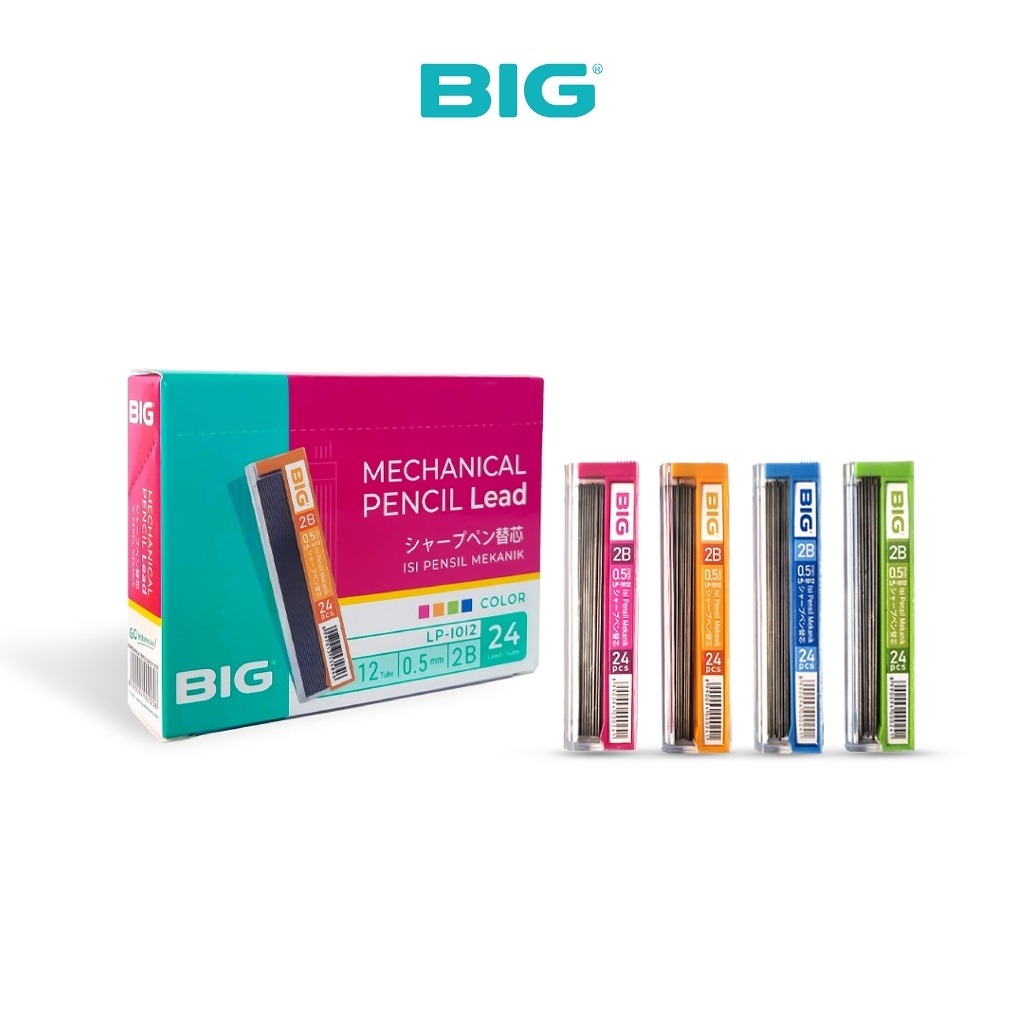 

KODE X1W 12 Pcs BIG Isi Pensil Mekanik Refill Pencil Lead Mechanical Pencil Lead 2B 5 MM LP112