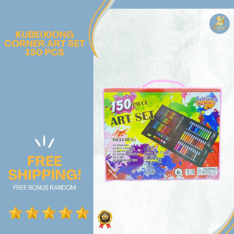 

Set Alat Mewarnai Menggambar & Melukis | 150 Pcs Art Set | Warna Halus & Terbaik