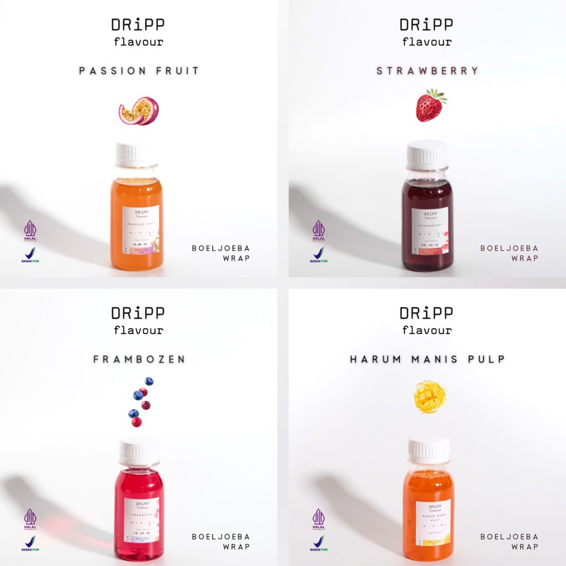 

DRiPP All Varian Fruit Syrup Repack [30, 50, 100] g