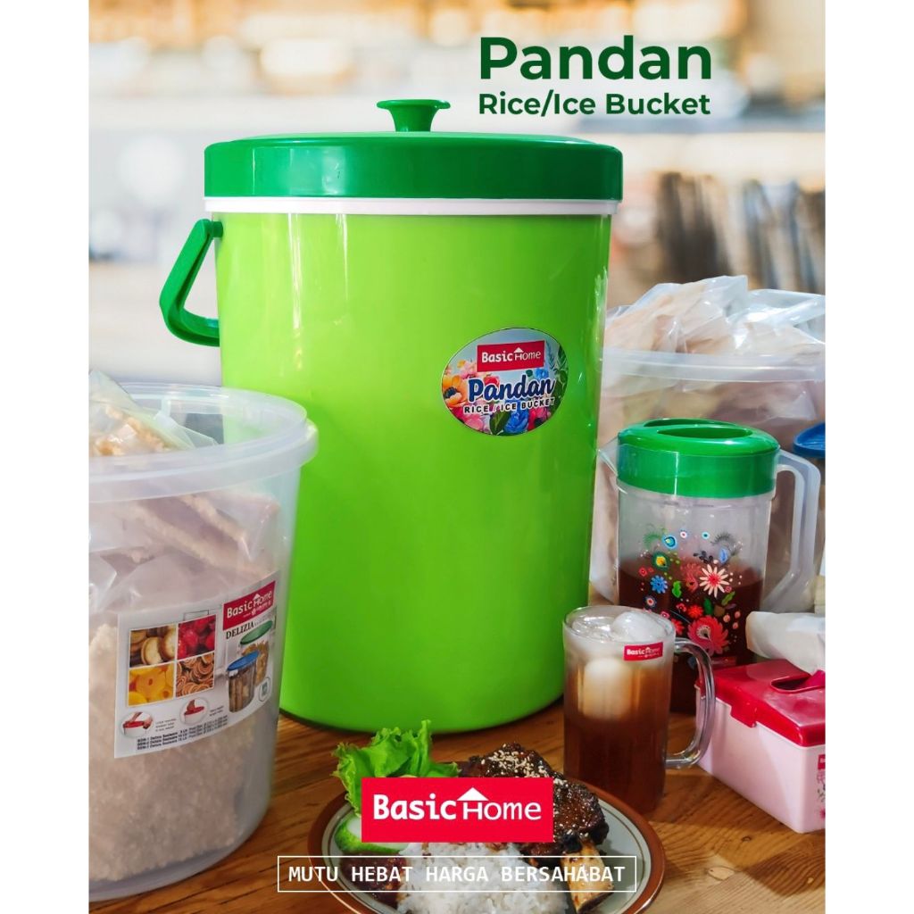 THERMOS NASI/ THERMOS ES BATU LION STAR BASIC HOME PANDAN RICE BUCKET 14 LT BHI-1/ 17 LT BHI-2/ 26 L