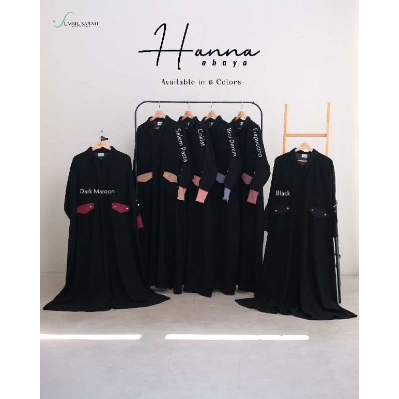 HANNA SERIES ABAYA BY UMMU SARAH | HANNA ABAYA UMMU SARAH ALFI HURAIYAH | ABAYA MODERN TERBARU | ABA