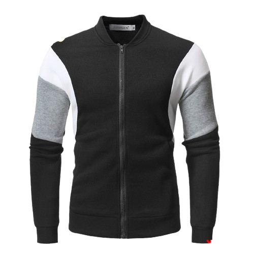 Valir Casey Jaket Sweater Pria Bahan Fleece Tebal