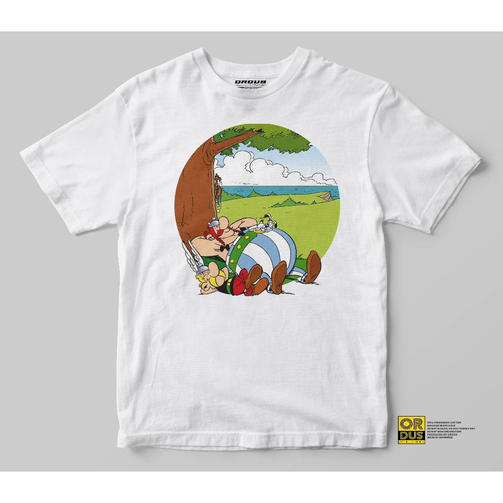 Kaos Kartun Legend - Asterix & Obelix
