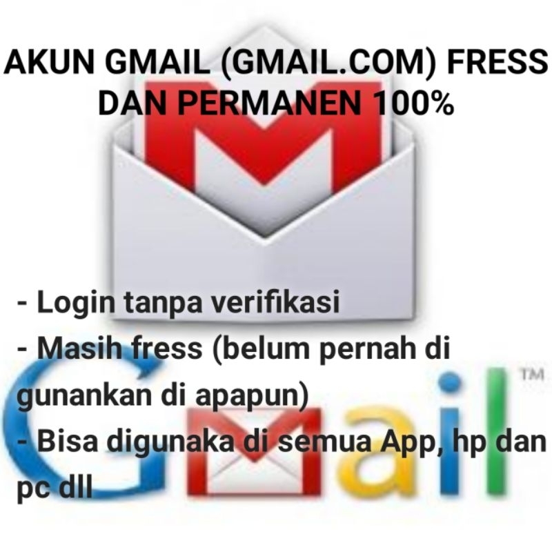 AKUN GMAIL (GMAIL.COM) MASIH FRESS DAN PERMANEN 100%