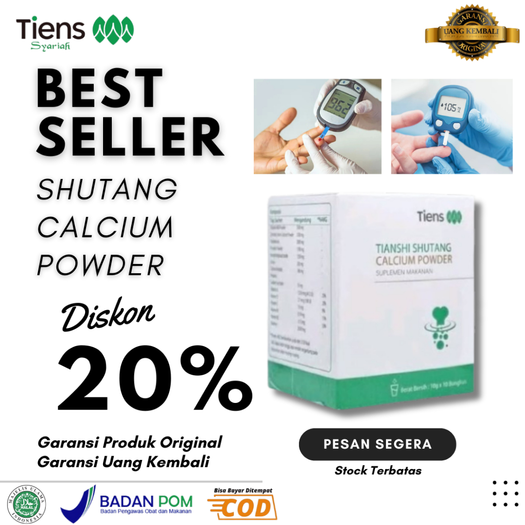 Susu Labu Cina Calcium Herbal Tiens Nutrient Calcium Powder 100% Original Bisa Cod Bergaransi