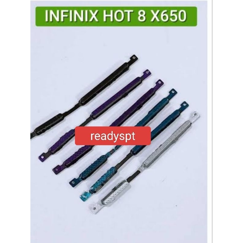 TOMBOL LUAR ON OF FOLUME INFINIX HOT 8/HOT8/X650