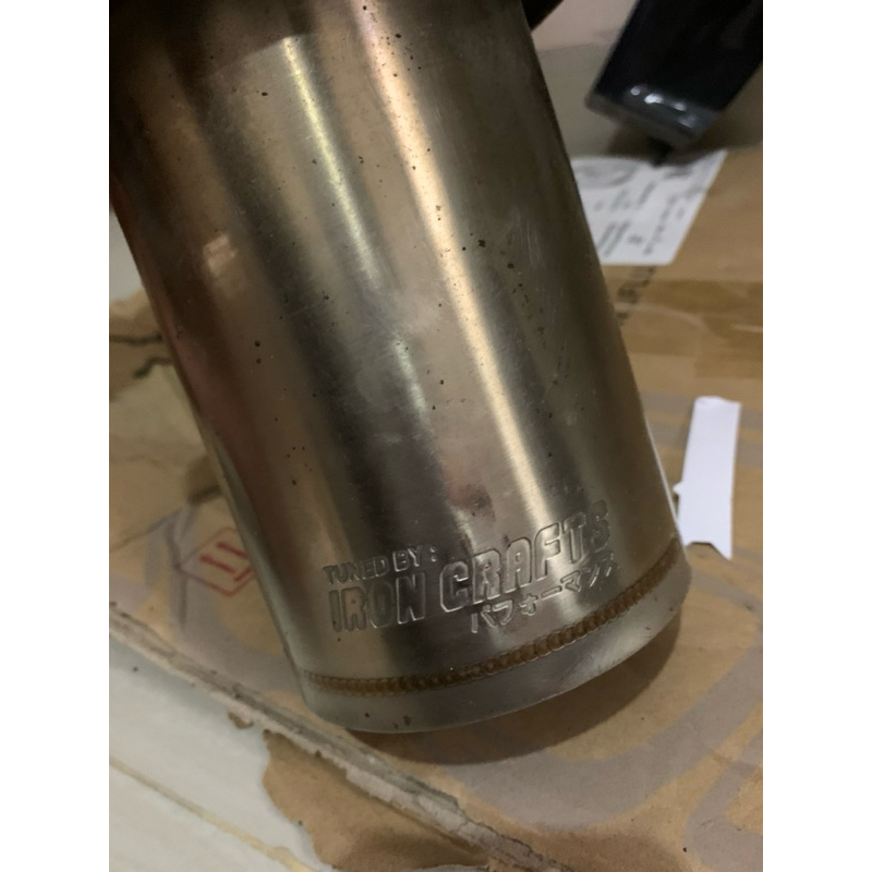 rekber muffler ironcraft prodrag