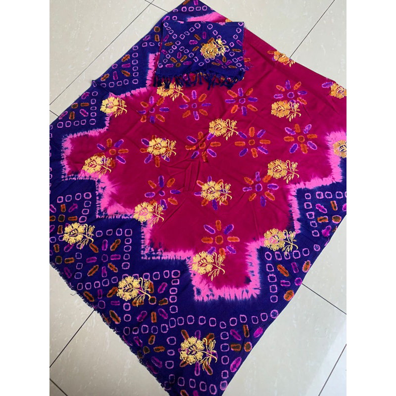 set endek semi jumputan sugeng bordir mix