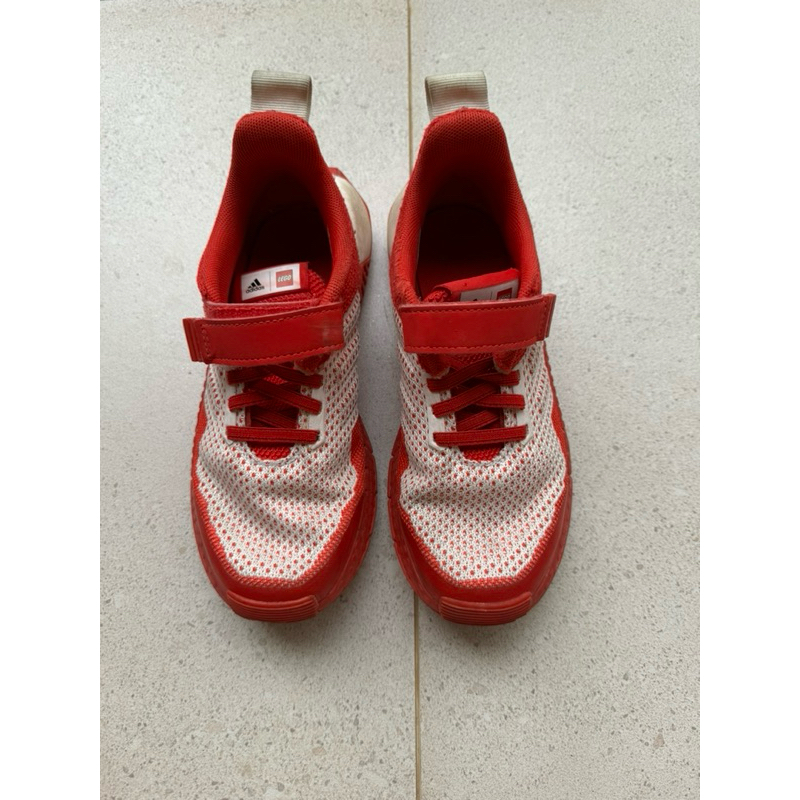 Preloved sepatu adidas anak cowok merah