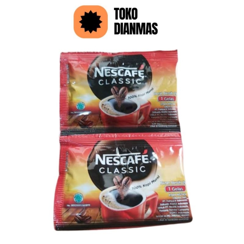 

Kopi Nescafe Classic 10 pcs