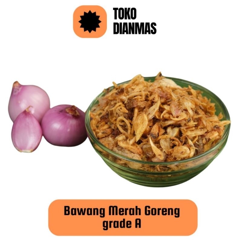 

Bawang Goreng Asli Murni 50gr (grade A)