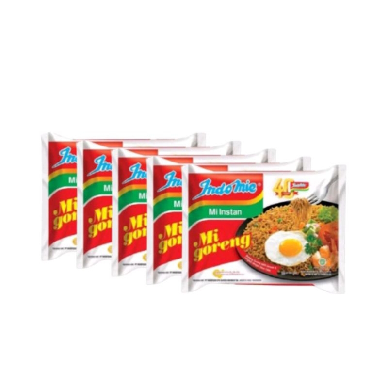 

indomie MIE GORENG MIE INSTAN 5x85gr Noodles