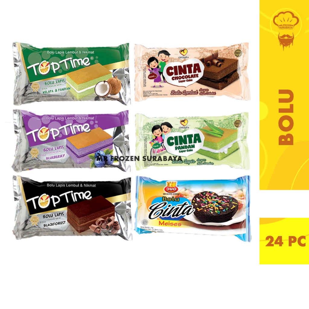 

Aneka Kue Bolu Cake Layer Alpella Top Time Cinta Isi 24pc