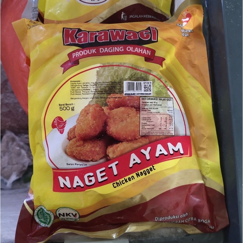 

nugget kawaraci 500gr