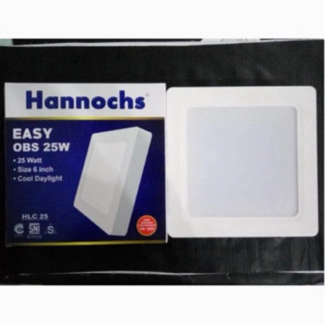 Hannochs Downlight LED Decorative Easy 25 Watt OBS - Putih - Timbul