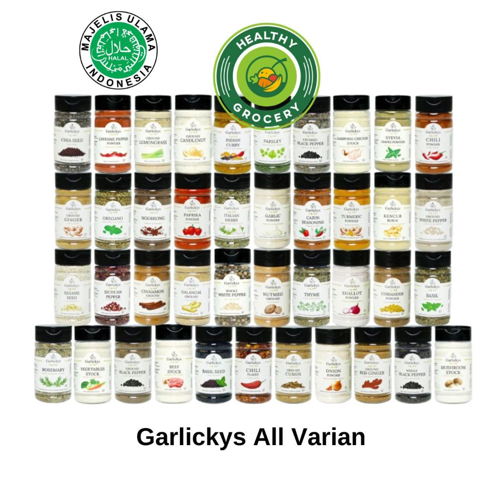 

Garlickys Seasoning 50gr All Varian