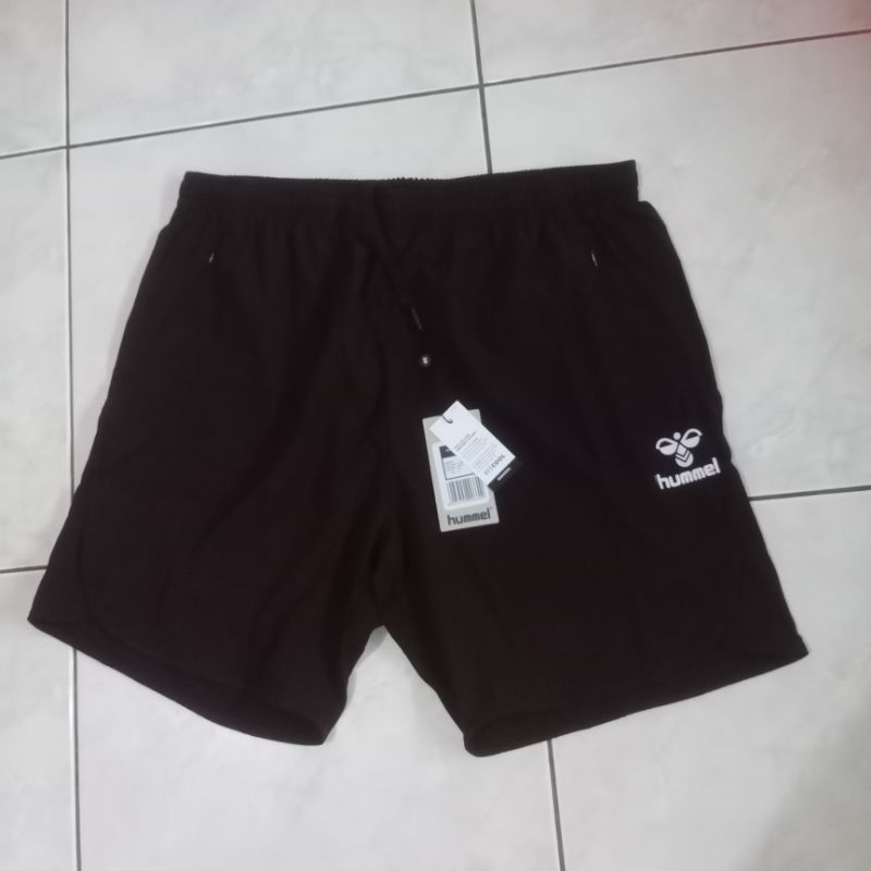 Celana Hummel Hitam Black / Real Navy Kuro Mens Short 3410022 Size XL Asia