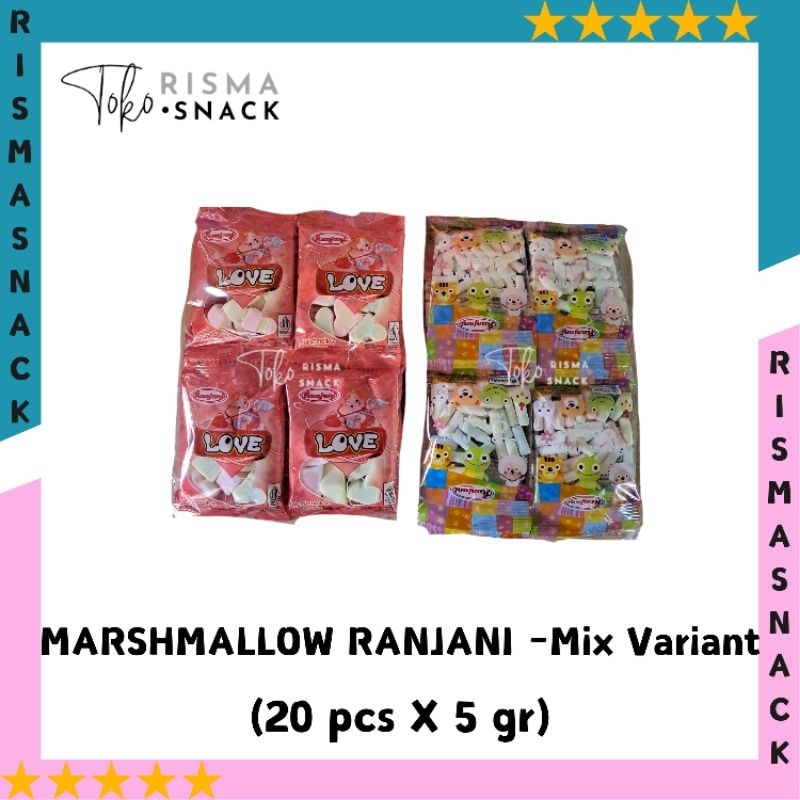 

Permen Marshmallow Ranjani All Variant kemasan (20pcs x 5gr)