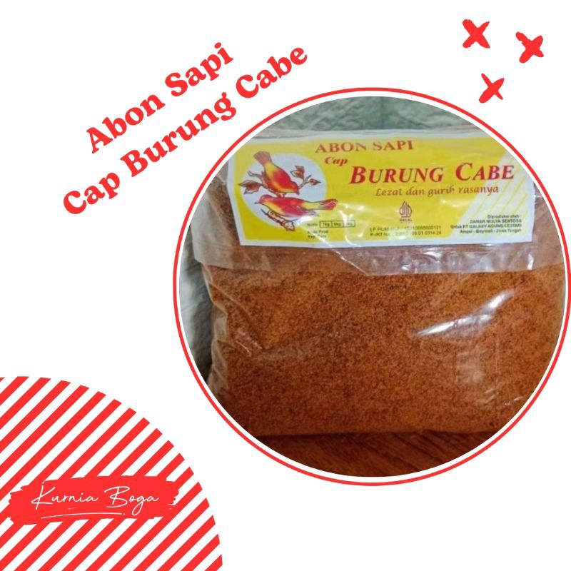 

Abon | Abon Sapi Cap Burung Cabe | Repack