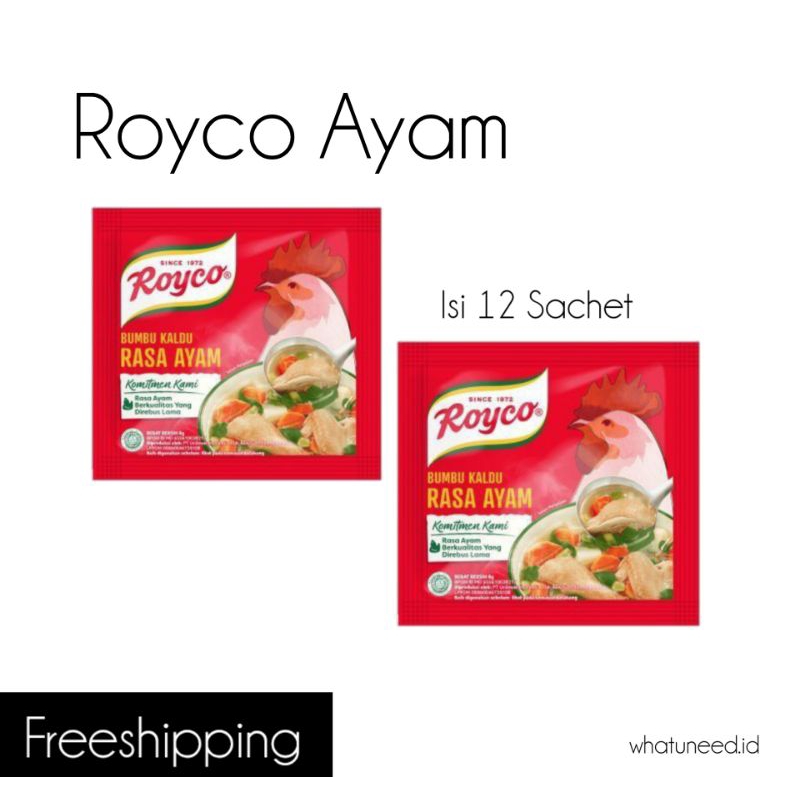 

Super Murah! Royco Ayam 12 Sachet