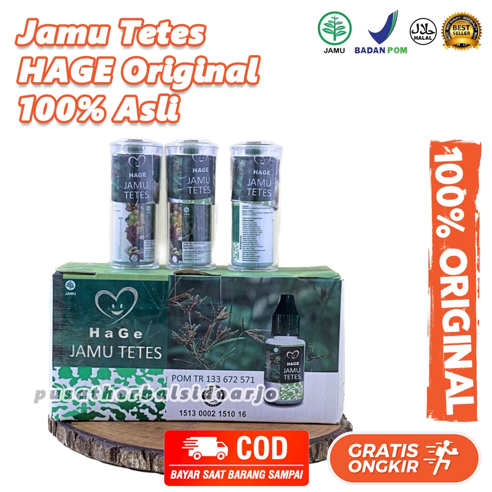 HAGE Jamu Tetes Hage Jamu Tetes Hati Gembira 15 ML Herbal Tetes