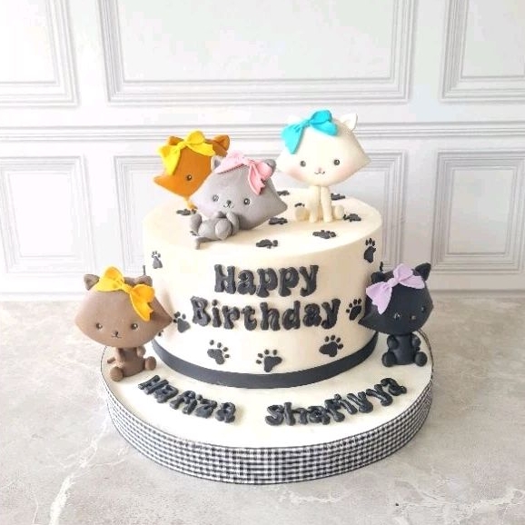 TOPPER KUCING ICING FONDANT