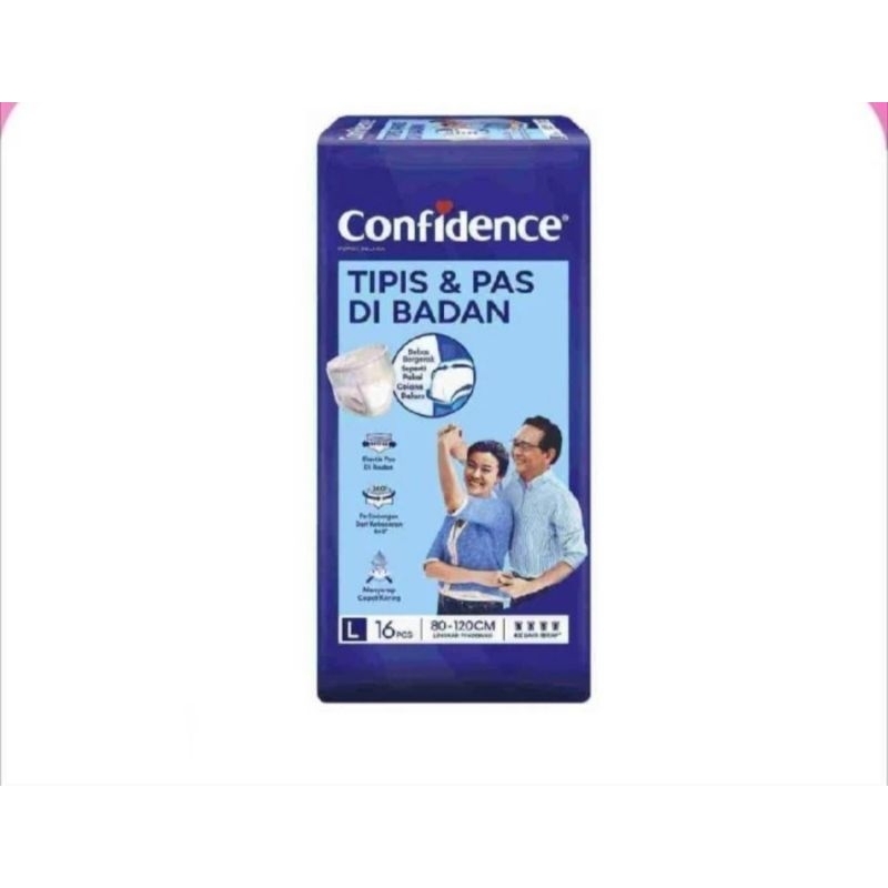 Confidence Adult Pants Popok Celana Dewasa L16 L 16 / Popok Dewasa