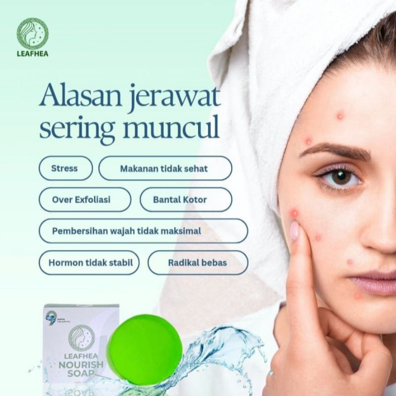 Sabun Leafhea  1 paket (13 bar )
