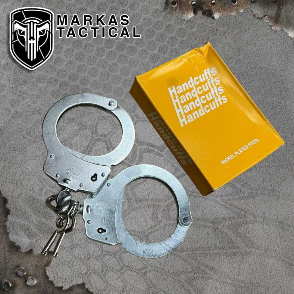 borgol tangan besi borgol lokal olahraga borgol tactical stainless alat pengaman tangan borgol besi 