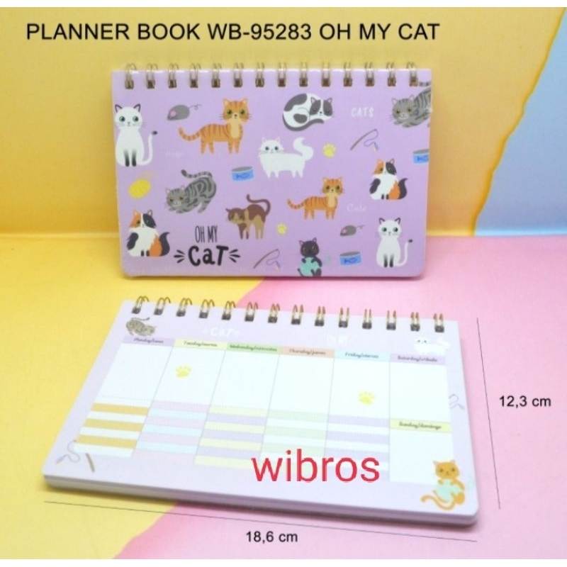 

WEIBO Buku planner book Oh my cat Cute