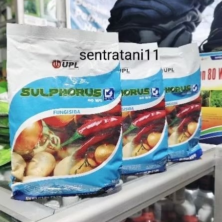 FUNGISIDA SULPHORUS 80 WG 1 KG - SULPUR / BALERANG