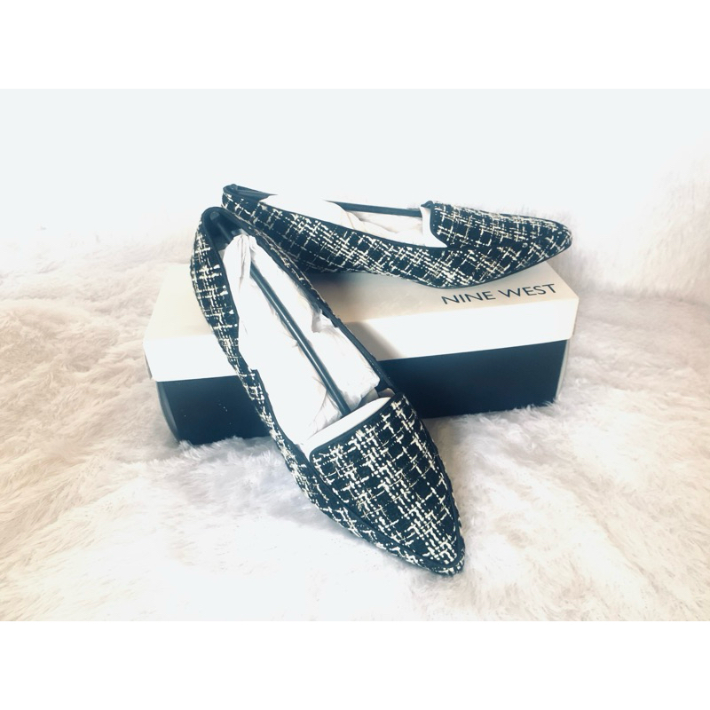 Nine West Abay Smoking Flat Shoes
