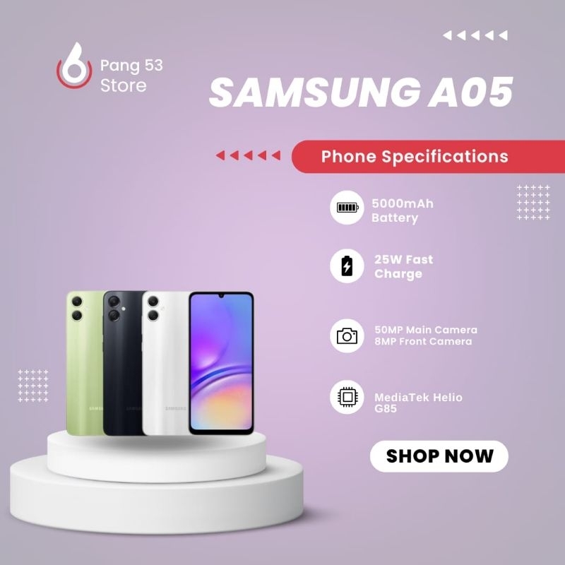 PROMO 12.12 Samsung A05 50mp camera 4/128gb,6/128gb garansi resmi