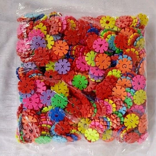 MAINAN EDUKASI ANAK.MAINAN BOMBIK BUNGA KEMASAN 1KG